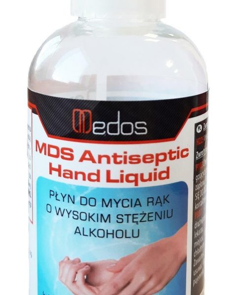 MDS Antiseptic Hand Liquid 100ml Płyn do Rąk 80% Alkoholu Atomizer WHO