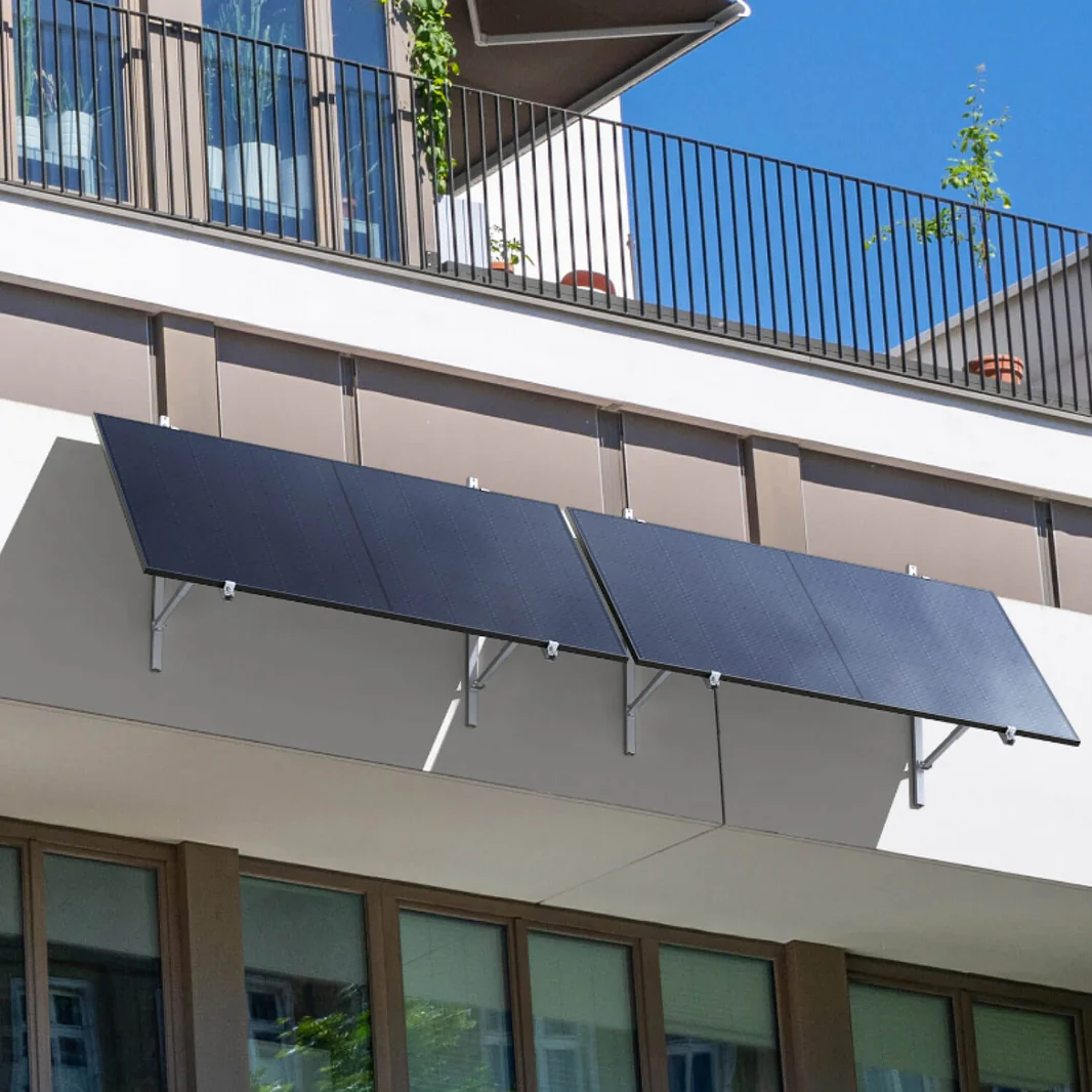 Uchwyt balkonowy EcoFlow do balustrad ażurowych dla paneli fotowoltaicznych - obrazek 4