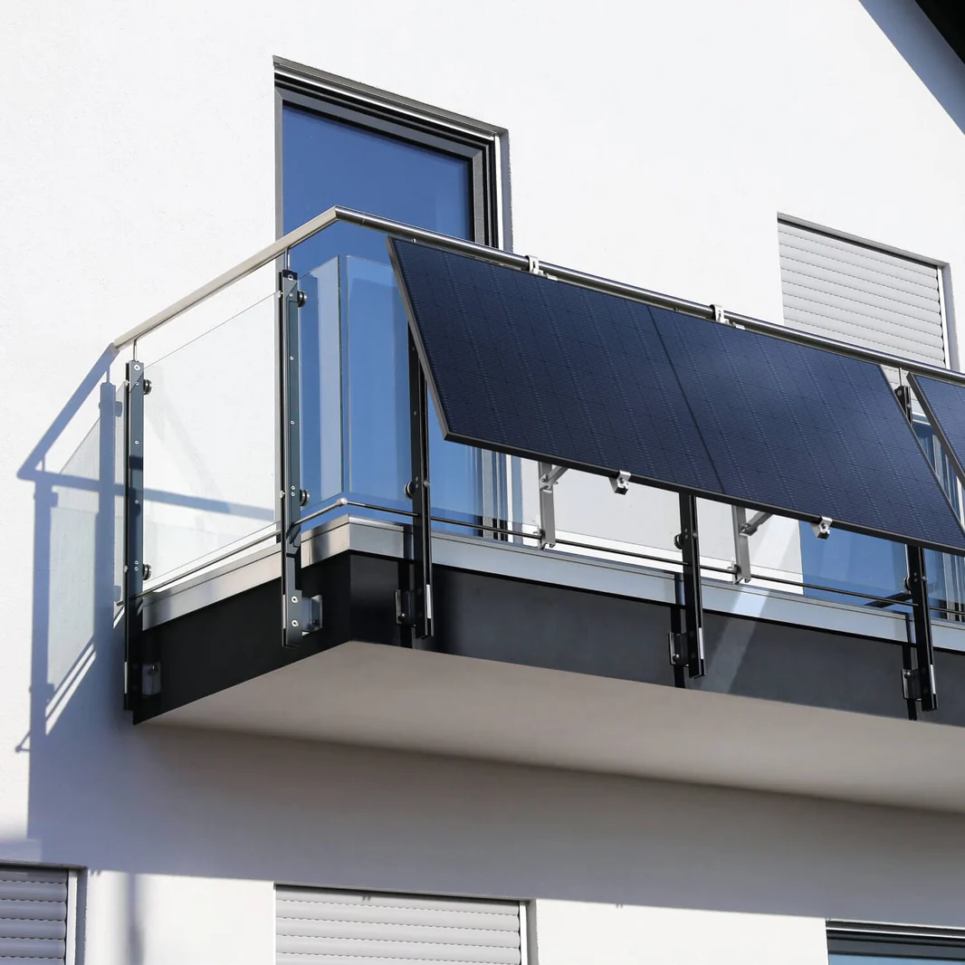 Uchwyt balkonowy EcoFlow do balustrad ażurowych dla paneli fotowoltaicznych